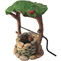 Los mejores  - GlitZGlam Pozo de la Suerte en Miniatura con manija y Cubo (extraíbles) para jardín de gnomos - Un Accesorio para jardín…